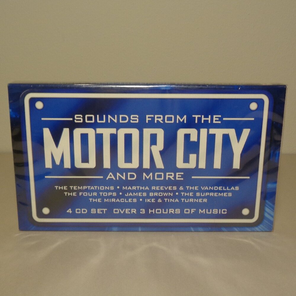 SOUNDS FROM THE MOTOR CITY AND MORE by Various Artists / New CD / 4 Disc Set